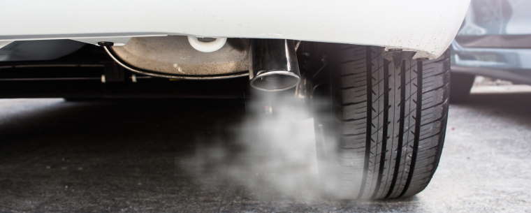 Car Exhaust Showing Emissions Leaving