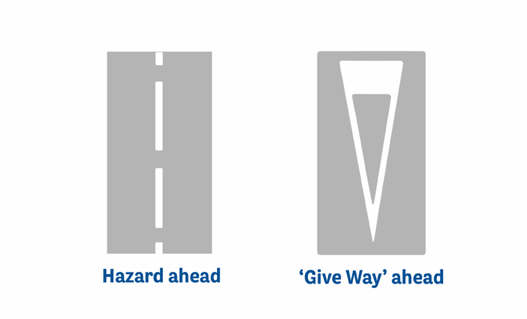 Road marking meanings