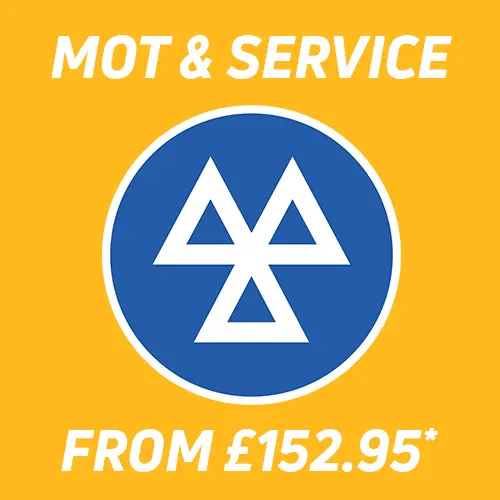 Save When You Book An MOT & Service Together! Prices from £150.
