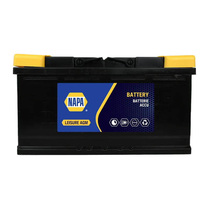 NAPA Low Box AGM 100Amp Leisure Battery