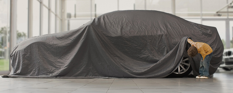 Car under cover 