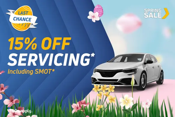 15% Off Servicing