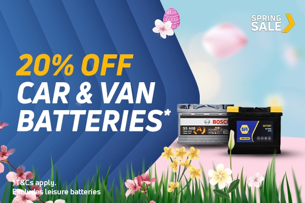 20% Off Batteries