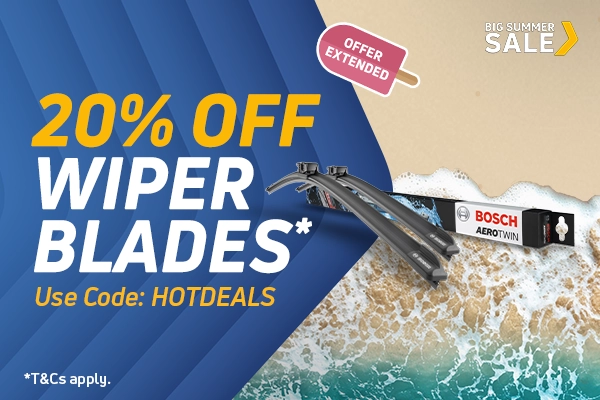 20% Off Wiper Blades
