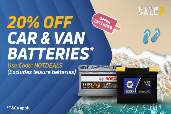 20% Off Batteries