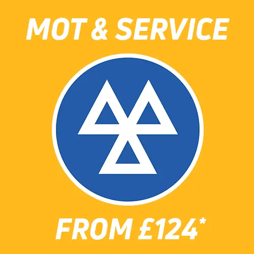 Save When You Book An MOT & Service Together! Prices from £124.