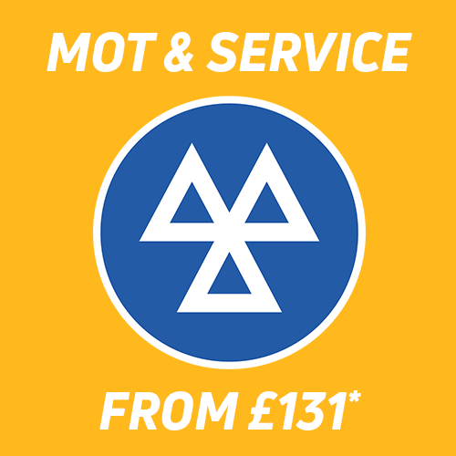 Save When You Book An MOT & Service Together! Prices from £131.