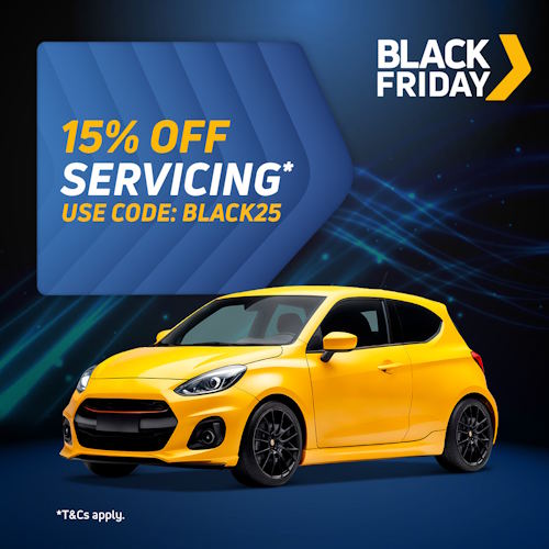 Grab a bargain in our Black Friday Sale! Get 15% off Servicing for a limited time.
