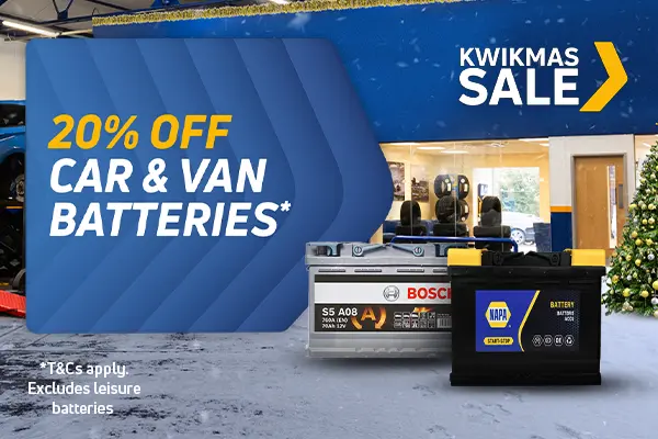 20% Off Batteries