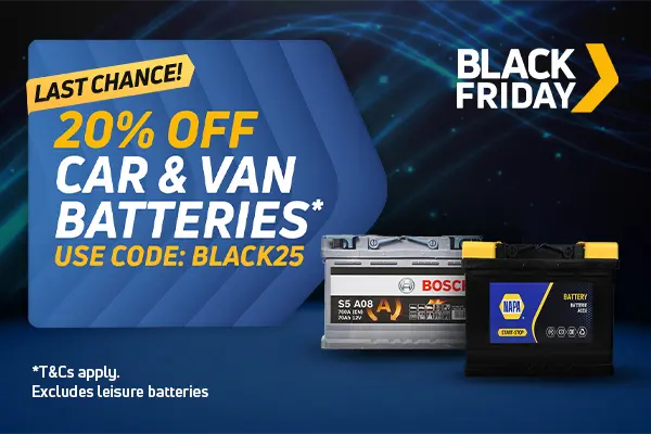 20% Off Batteries