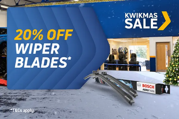 20% Off Wiper Blades