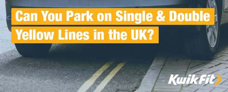 Blog banner showing a car illegally parked on double yellow lines.