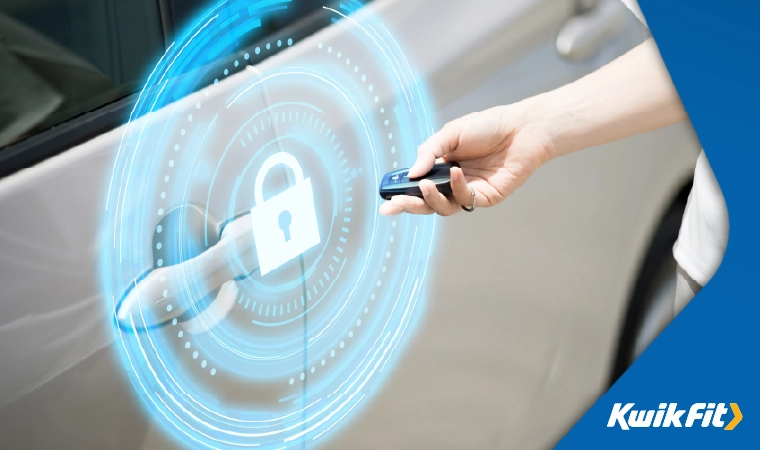Keyless entry to a car