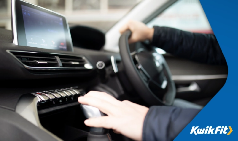 driving a hybrid car