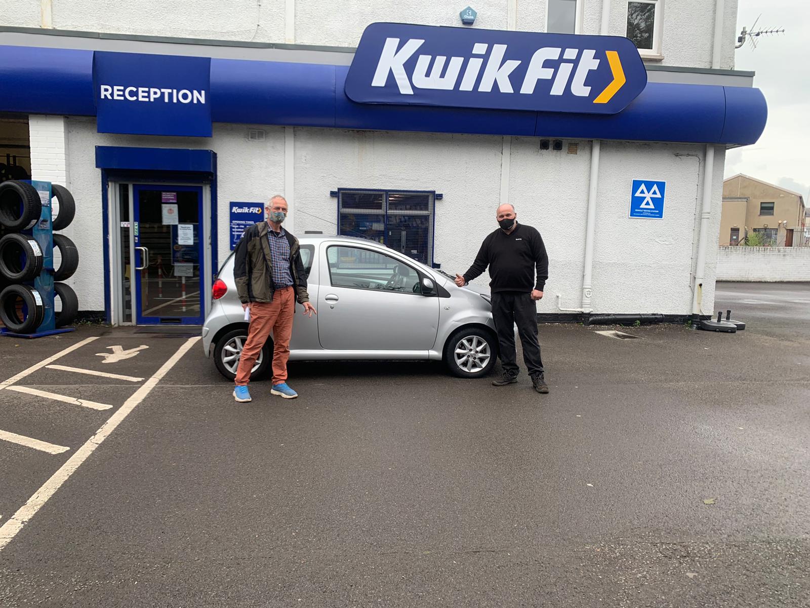 Kwik Fit mobile customer wins tyres