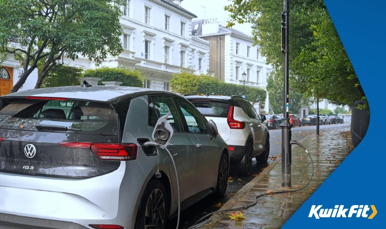 electric car plugged in london