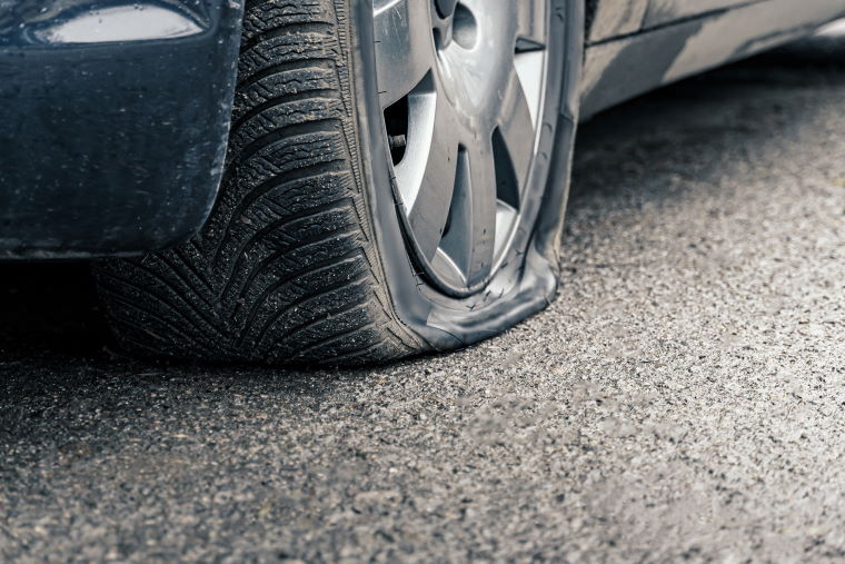 How to Tell If Run Flat Tire is Punctured  