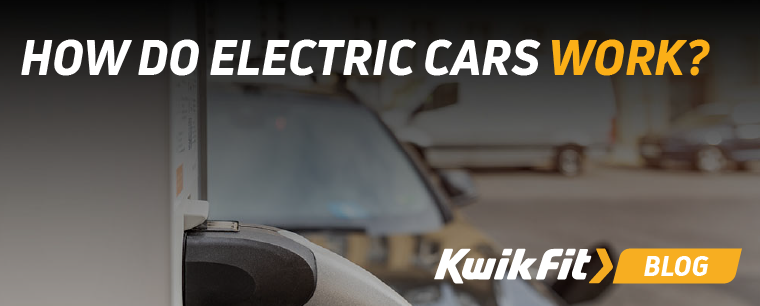 Woman charging electric car