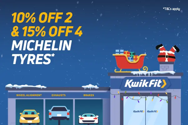 15% off 4 Michelin Tyres