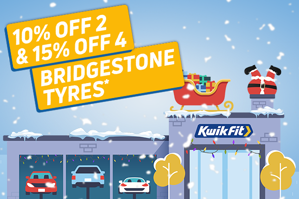 15% off 4 Bridgestone Tyres