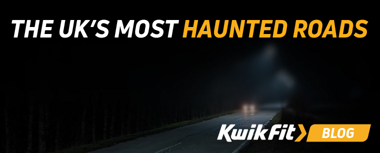 Headlights in the distance at night