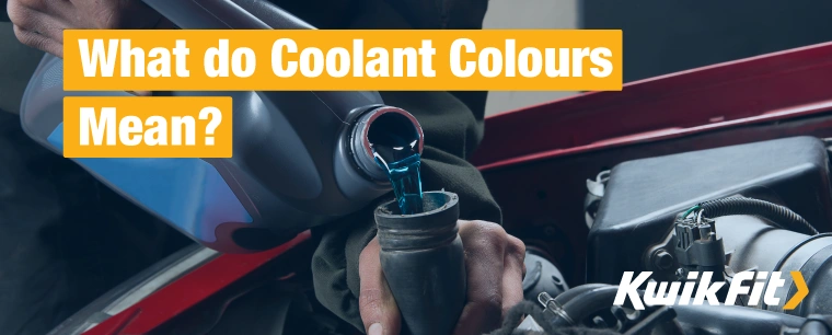 Blog banner showing someone carefully pouring coolant into a car's coolant reservoir.