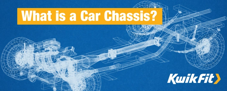 A car chassis blueprint.